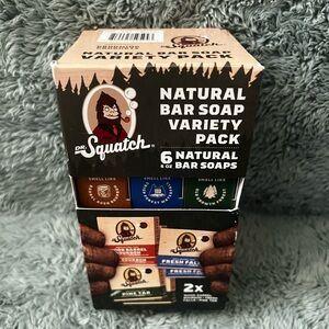 DR SQUATCH Natural Bar Soap Variety Pack - 6 Bars